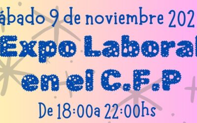 ¡¡Se viene la Expo Laboral del CFP!!