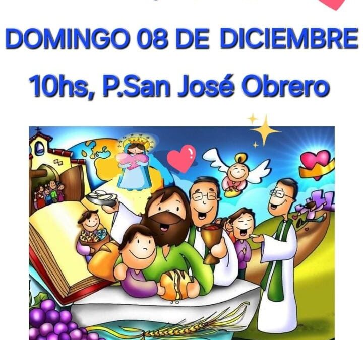 8 dic.: Celebración de las «Segundas» comuniones en la parroquia
