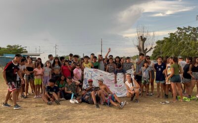 Segunda Semana de la Colonia: calor en exceso, juegos de agua, banderas, etc.