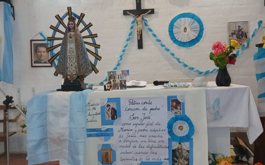 La Comunidad S. José celebra su patrono en el Día de la patria (25 mayo)
