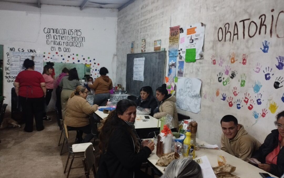 Y se armó el Bingo Familiar en la Cdad. S. Juan Bautista (Pecorena)