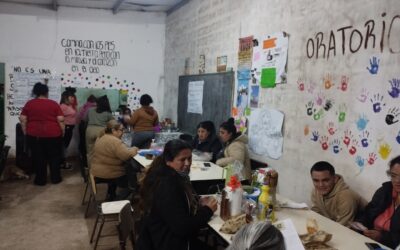 Y se armó el Bingo Familiar en la Cdad. S. Juan Bautista (Pecorena)