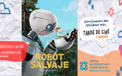 16 Jul/ Proyección de la peli de animación «Robot salvaje»