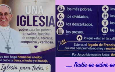 A un año de su pascua, renovamos el Pacto de Amor a Francisco por una Iglesia para todos, todos, todos.
