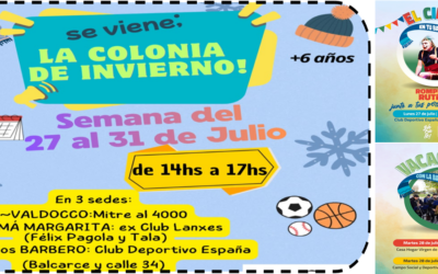 Se viene la Colonia de Invierno cargadita de sorpresas
