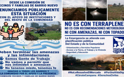 Manifestamos nuestra preocupación pública por los últimos hechos acontecidos en Barrio Nuevo