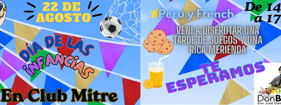 22 ago/ Día de las Infancia en la Obra de Don Bosco en Zárate