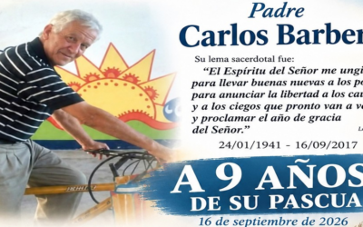 Homenaje a P. Carlitos Barbero a nueve años de su Pascua (16 septiembre)
