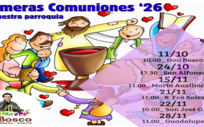 11 Oct./ Comenzamos las rondas de Primeras Comuniones en nuestras Comunidades